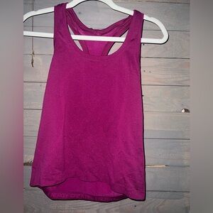 Raver length magenta swiftly racerback